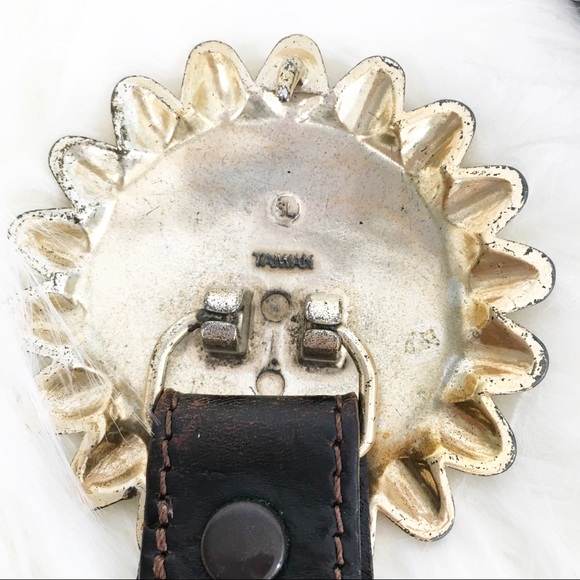 Navasota VTG Braided Sunflower Adjustable Belt L - Picture 6 of 8